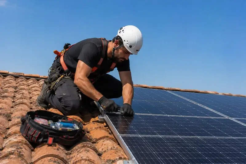 Maintenance et monitoring de panneaux solaires à Saint-Cannat